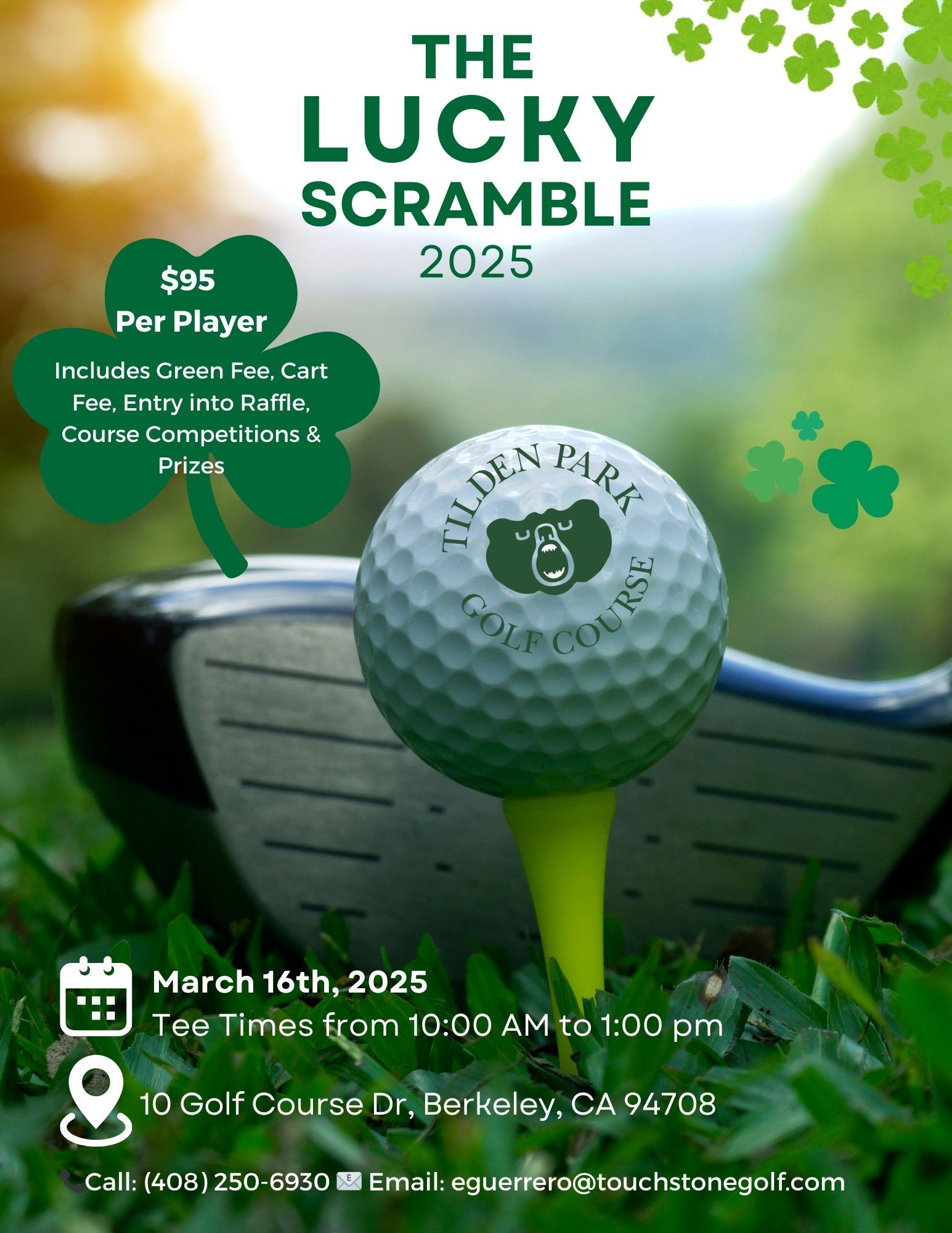 lucky scramble golf tournament